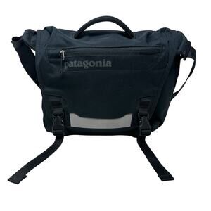 Patagonia MiniMass Messenger Bag Crossbody Canvas Polyester Black